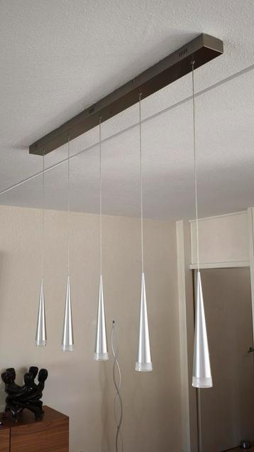 Moderne Tafel Hanglamp - Zilverkleurig beschikbaar voor biedingen