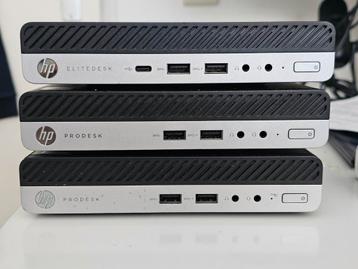 HP Mini PC: EliteDesk & ProDesk - 16GB RAM, 256GB SSD beschikbaar voor biedingen