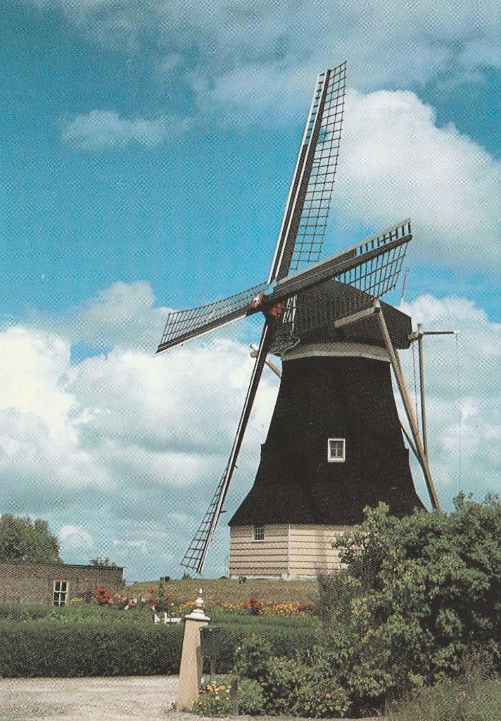 BORSSELE Molen De Hoop en Verwachting, Verzamelen, Ansichtkaarten | Nederland, Ongelopen, Zeeland, 1980 tot heden, Verzenden