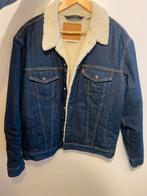 Levi's Denim Sherpa Jas met Voering - trucker jas - Maat L, Ophalen, Zo goed als nieuw, Maat 52/54 (L), Blauw
