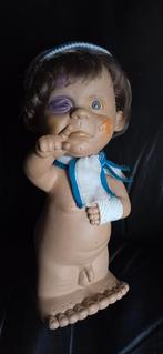 Oude 1996 babypop jongetje met blauw ook gemaakt in Spanje, Ophalen of Verzenden, Gebruikt, Babypop
