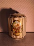 Vintage Beschuitbus met afbeelding, Antiek en Kunst, Antiek | Keramiek en Aardewerk, Ophalen