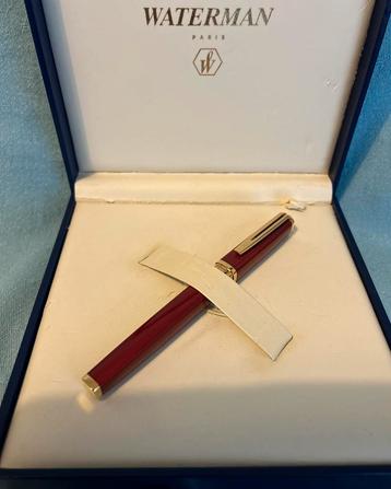 Waterman Exception Vulpen 18k Medium Rode Laque Nieuwstaat beschikbaar voor biedingen