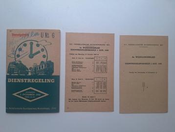 N.B.M. ZEIST DIENSTREGELING INGAANDE - 1 OCTOBER 1945 beschikbaar voor biedingen