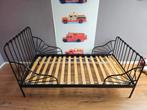 Meegroeibed ikea zwart, Kinderen en Baby's, Kinderkamer | Bedden, Ophalen, Zo goed als nieuw, 180 cm of meer, 70 tot 85 cm
