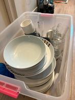GRATIS OP TE HALEN: servies (borden, mokken, bakjes, glazen), Ophalen, Overige materialen, Gebruikt, Overige stijlen