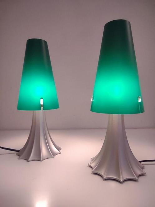 2x Alessandro Mendini Mimi lamp sidecar / Artemide - design, Huis en Inrichting, Lampen | Tafellampen, Gebruikt, Minder dan 50 cm