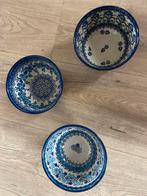 3 Bunzlau Castle Kommetjes, Ophalen, Gebruikt, Kom(men), Overige stijlen