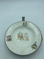 Retro Kinder Warmhoudbordje G. Bredemeijer Kabouters, Ophalen of Verzenden