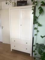 Witte hangkast/linnenkast met lades -landelijke stijl, Ophalen, 50 tot 100 cm, Zo goed als nieuw, 150 tot 200 cm