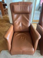 Lederen Relaxstoelen - Set van 2, Ophalen, Leer, Zo goed als nieuw, 75 tot 100 cm