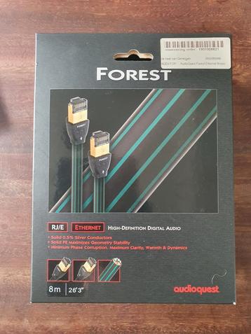 Audioquest Forest RJ/E Ethernet netwerkkabel 8 meter i.z.g.s beschikbaar voor biedingen
