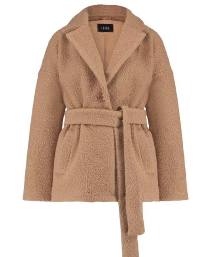 Ibana teddy mantel nieuw m, Kleding | Dames, Jassen | Zomer, Zo goed als nieuw, Beige, Ophalen of Verzenden