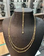 Prachtige 14k gouden balletjes set, Sieraden, Tassen en Uiterlijk, Kettingen, Ophalen of Verzenden, Nieuw, Goud