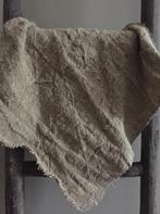 Shabby doek onbedrukt naturel linnen stoer sober landelijk, Verzenden, Nieuw
