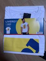 T-shirt Lidl nieuw Maat M wit geel, Kleding | Heren, T-shirts, Wit, Nieuw, Livergy, Verzenden