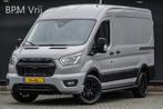 Ford Transit L2H2 | 2.0Tdci 165Pk A8 Aut. | 350 | Raptor Edi, Auto's, Bestelauto's, 12 maanden, Stof, Zwart, 4 cilinders