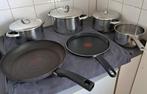 Pannenset, 9 stuks, Ophalen, Gebruikt, Rvs, Pannenset