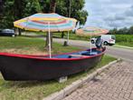 Stalen boot / sloep 4 meter met 4 pk motor, Watersport en Boten, Sloepen, Ophalen, Zo goed als nieuw, Tot 10 pk, Staal