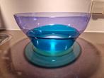 Tupperware Eleganzia Schaal - Blauw/groen 4,6 ltr, Ophalen of Verzenden, Gebruikt, Groen, Schaal
