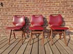 Vintage teak stoelen (Deense / Louis van Teeffelen stijl), Huis en Inrichting, Ophalen, Gebruikt, Hout, Deens, Louis van Teeffelen, Vintage, Retro