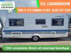 HOBBY EXCELLENT EASY 460 UFE FRANSBED + VOORTENT + DOUCHE, Caravans en Kamperen, Caravans, Rondzit, Hobby, Serviceluik, Bedrijf