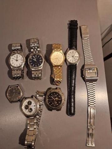 Partij Horloges Seiko 8x beschikbaar voor biedingen