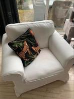 IKEA EKTORP fauteuil WIT, Ophalen, Eenpersoons, 75 tot 100 cm, Zo goed als nieuw