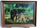Schilderij met paarden, Antiek en Kunst, Ophalen