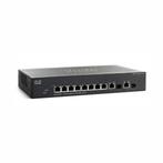 cisco sg-300-10 Managed Fanles switch POE / Of ZONDER POE, Ophalen of Verzenden, Zo goed als nieuw