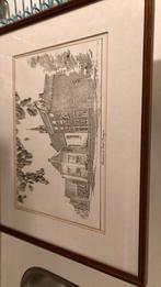 Gravure Hervormde kerk  te Besoijen, Antiek en Kunst, Ophalen of Verzenden