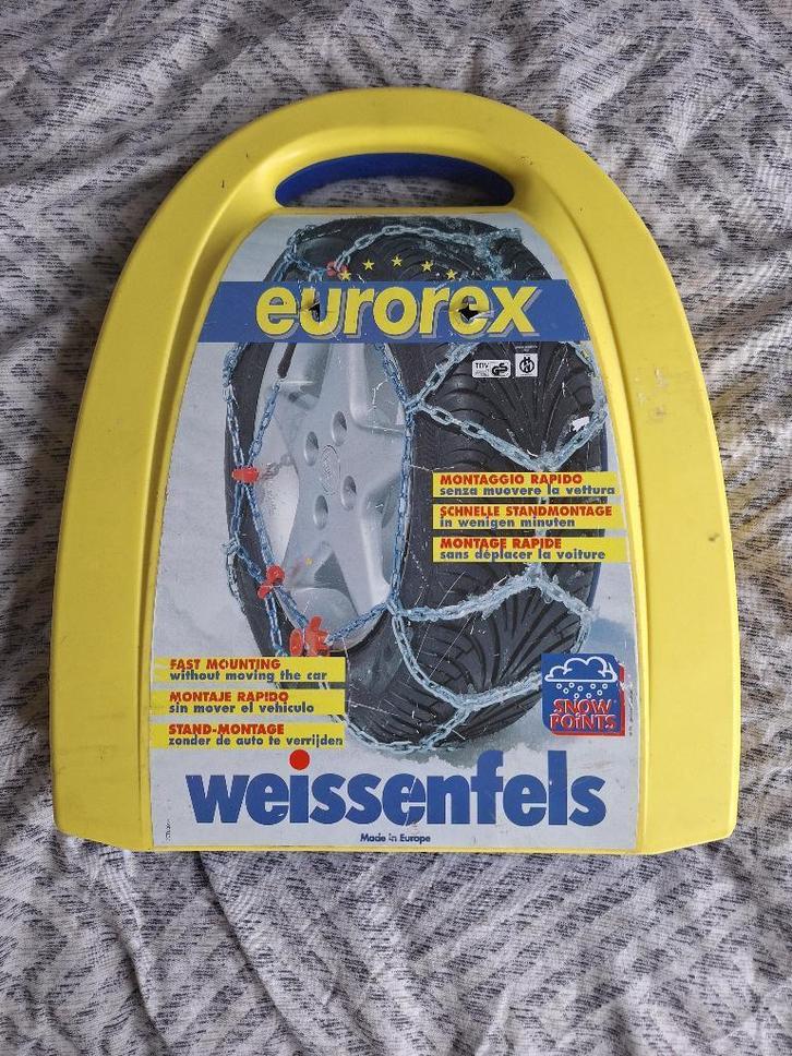 Eurorex sneeuwkettingen van merk Weissenfels, Auto diversen, Sneeuwkettingen, Zo goed als nieuw, Ophalen of Verzenden