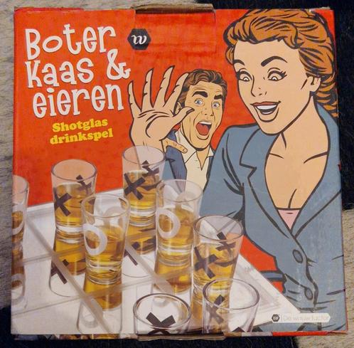boter, kaas en eieren shotglas drinkspel, Hobby en Vrije tijd, Gezelschapsspellen | Bordspellen, Nieuw, Ophalen of Verzenden
