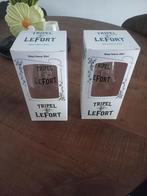 2x glas LeFort Tripel, Ophalen, Nieuw, Bierglas