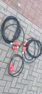 3 x krachtstroomkabel / verlengkabel, Ophalen of Verzenden, Zo goed als nieuw, Kabel of Snoer
