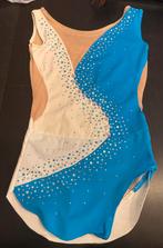 ritmische gymnastiek pakje, Blauw, Zo goed als nieuw, Turnpak(je), Kindermaat 122 t/m 140