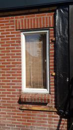 Meranti Raamkozijn incl.dubbel glas 60 cm breedx 130 cm hoog, Ophalen, Raamkozijn, Zo goed als nieuw, 75 tot 150 cm