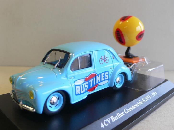 renault 4cv rustines- tour de france 1951-SCHITTEREND-1/43, Hobby en Vrije tijd, Modelauto's | 1:43, Nieuw, Auto, Overige merken