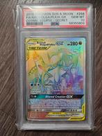 Arceus, Dialga & Palkia GX PSA 10 Cosmic Eclipse, Ophalen, Zo goed als nieuw, Losse kaart, Foil