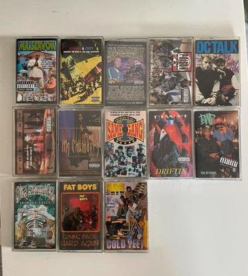 Veel hip hop rap cassettes