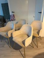 4 Moderne Eetkamerstoelen - Goede Staat, Huis en Inrichting, Gebruikt, Overige kleuren, Ophalen of Verzenden, Vier