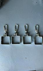 Schommelhaken 9,5x9,5cm - 4 stuks, Doe-het-zelf en Verbouw, IJzerwaren en Bevestigingsmiddelen, Ophalen, 50 tot 100 mm, Overige typen