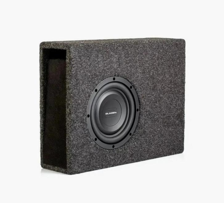 GLADEN RS-X 10 SLIM-SB-CU-AC | actieve 25 cm woofer, Auto diversen, Autospeakers, Nieuw, Ophalen of Verzenden