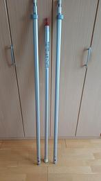 Twee tentstokken  uittrekbaar tot 240cm plus rafter, Ophalen, Gebruikt