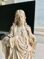 Gipsen Jezus beeld, einde 19e eeuw, Frans, 40 cm hoog, Antiek en Kunst, Ophalen of Verzenden