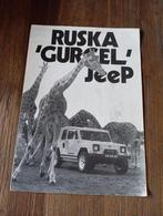 Ruska Gurgel Jeep + Prijzen X 12 en X 12 TR  6 pag., Verzenden, Zo goed als nieuw, Overige merken