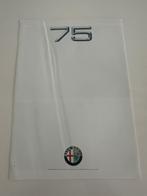 Folder Alfa Romeo 75, Ophalen of Verzenden, Gelezen, Alfa Romeo