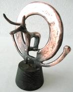 Hettische zonneschijf - klein bijzonder brons beeldje, Ophalen of Verzenden