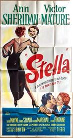 Stella (1950) - Originele filmposter, Verzamelen, Posters, Ophalen of Verzenden, A1 t/m A3, Film en Tv, Rechthoekig Staand