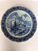 Delfst blauw decoratie bord royal sphinx maastricht, Ophalen of Verzenden